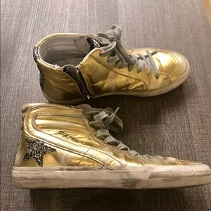 Golden goose high top shoes